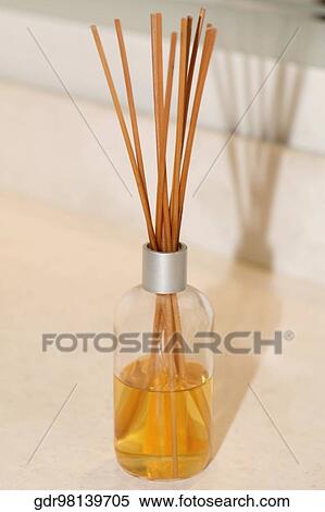 Stock Photography - Incense sticks in a container. Fotosearch