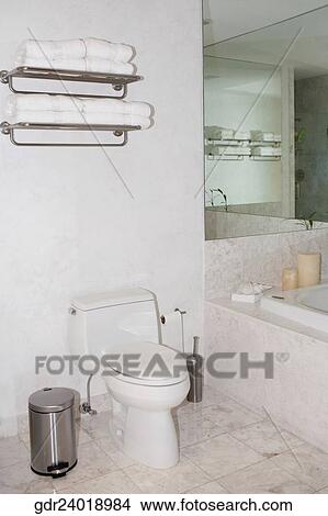 Picture - Interiors of a bathroom. Fotosearch