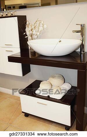 Interiors of a bathroom View Large Photo Image Picture - Interiors of a bathroom. Fotosearch