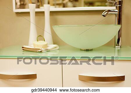 Interiors of a bathroom View Large Photo Image Picture - Interiors of a bathroom. Fotosearch