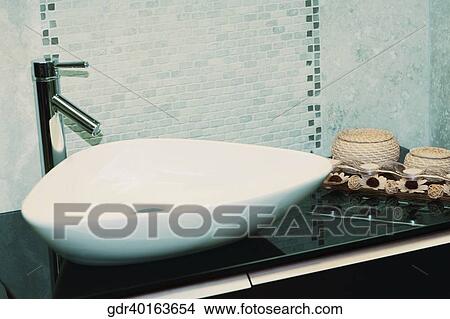 Interiors of a bathroom View Large Photo Image Picture - Interiors of a bathroom. Fotosearch