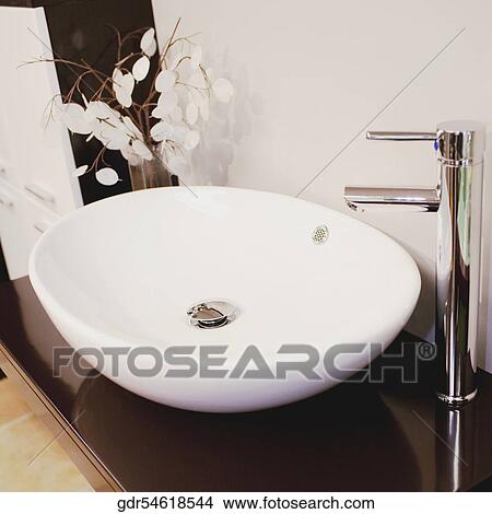 Picture - Interiors of a bathroom. Fotosearch