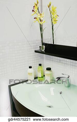 Interiors of a bathroom View Large Photo Image Stock Image - Interiors of a bathroom. Fotosearch