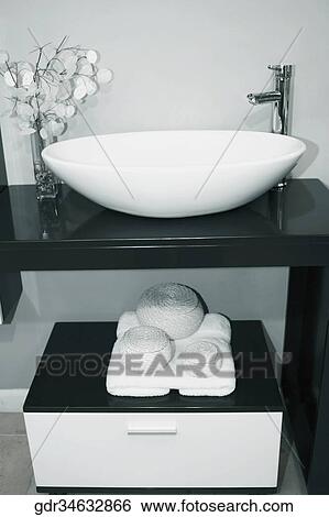 Interiors of a bathroom View Large Photo Image Stock Photograph - Interiors of a bathroom. Fotosearch