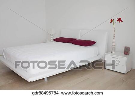 Picture - Interiors of a bedroom. Fotosearch
