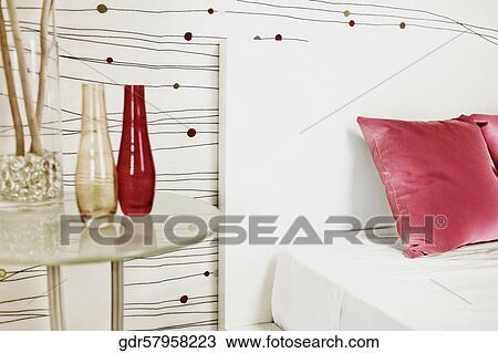 Interiors of a bedroom View Large Photo Image Stock Image - Interiors of a bedroom. Fotosearch