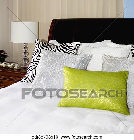 Interiors of a bedroom View Large Photo Image Stock Image - Interiors of a bedroom. Fotosearch