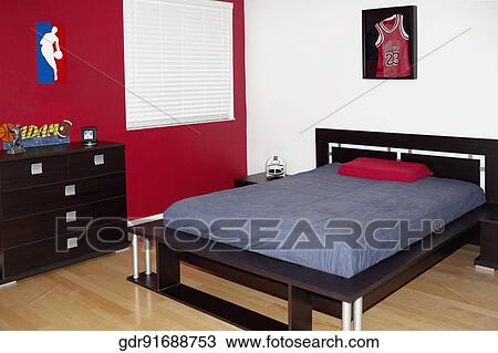 Interiors of a bedroom View Large Photo Image Stock Image - Interiors of a bedroom. Fotosearch