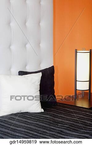 Interiors of a bedroom View Large Photo Image Stock Photo - Interiors of a bedroom. Fotosearch