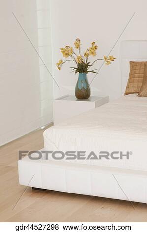 Stock Photo - Interiors of a bedroom. Fotosearch