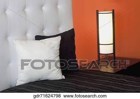 Interiors of a bedroom View Large Photo Image Stock Photo - Interiors of a bedroom. Fotosearch