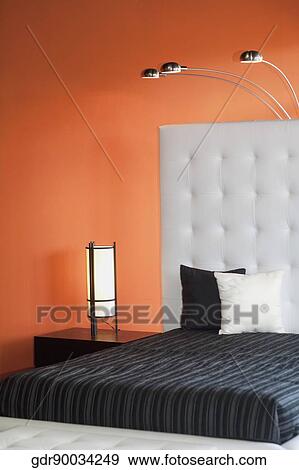 Interiors of a bedroom View Large Photo Image Stock Photo - Interiors of a bedroom. Fotosearch