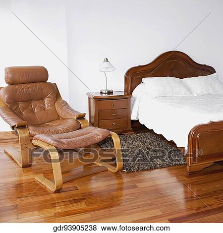 Interiors of a bedroom View Large Photo Image Stock Photo - Interiors of a bedroom. Fotosearch