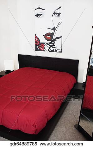 Interiors of a bedroom View Large Photo Image Stock Photography - Interiors of a bedroom. Fotosearch