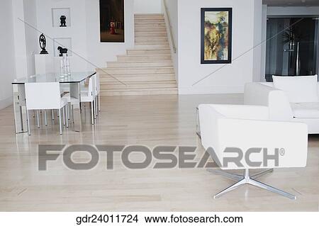 Interiors of a dining room View Large Photo Image Picture - Interiors of a dining room. Fotosearch