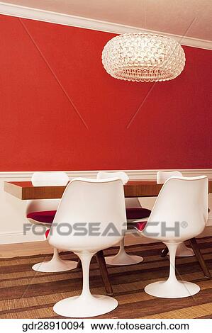 Picture - Interiors of a dining room. Fotosearch
