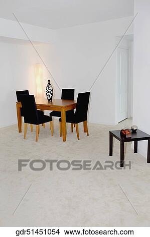 Interiors of a dining room View Large Photo Image Picture - Interiors of a dining room. Fotosearch