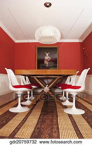 Interiors of a dining room View Large Photo Image Stock Image - Interiors of a dining room. Fotosearch