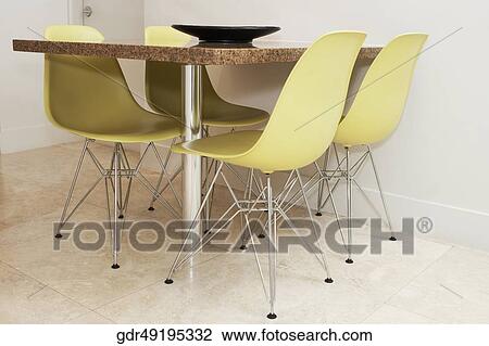 Interiors of a dining room View Large Photo Image Stock Image - Interiors of a dining room. Fotosearch