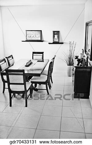 Interiors of a dining room View Large Photo Image Stock Image - Interiors of a dining room. Fotosearch