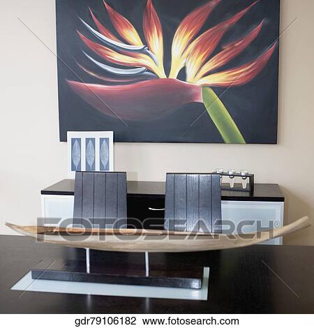 Interiors of a dining room View Large Photo Image Stock Image - Interiors of a dining room. Fotosearch