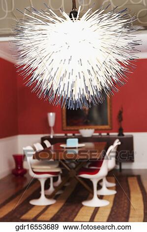 Stock Photo - Interiors of a dining room. Fotosearch