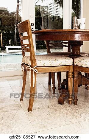 Interiors of a dining room View Large Photo Image Stock Photo - Interiors of a dining room. Fotosearch