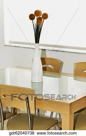 Interiors of a dining room View Large Photo Image Stock Photo - Interiors of a dining room. Fotosearch