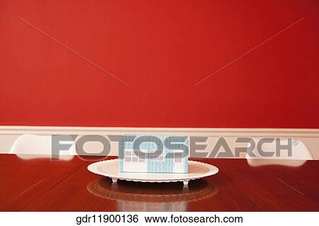Stock Photograph - Interiors of a dining room. Fotosearch