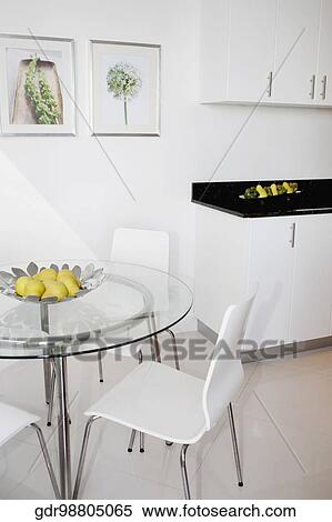 Interiors of a dining room View Large Photo Image Stock Photography - Interiors of a dining room. Fotosearch
