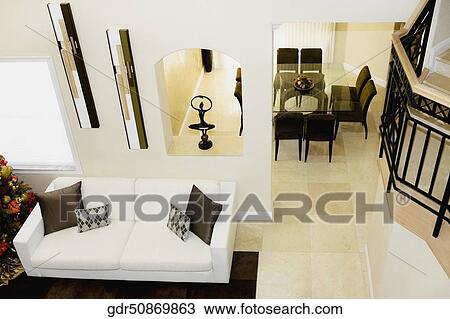 Interiors of a house View Large Photo Image Stock Image - Interiors of a house. Fotosearch
