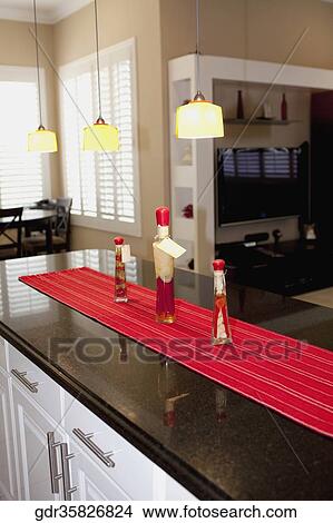 Interiors of a kitchen View Large Photo Image Picture - Interiors of a kitchen. Fotosearch
