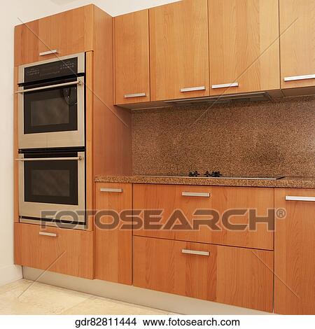 Interiors of a kitchen View Large Photo Image Picture - Interiors of a kitchen. Fotosearch