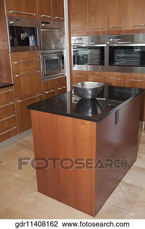 Interiors of a kitchen View Large Photo Image Stock Image - Interiors of a kitchen. Fotosearch