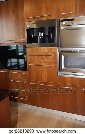 Interiors of a kitchen View Large Photo Image Stock Image - Interiors of a kitchen. Fotosearch