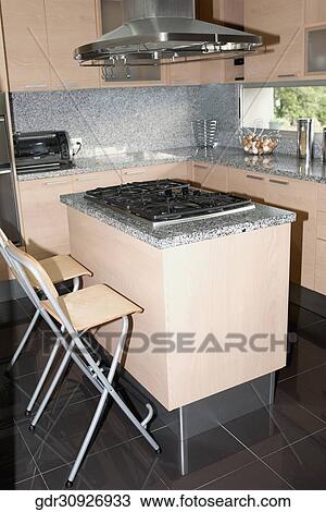 Stock Image - Interiors of a kitchen. Fotosearch