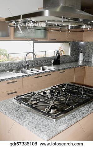 Interiors of a kitchen View Large Photo Image Stock Photo - Interiors of a kitchen. Fotosearch