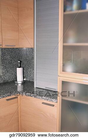 Stock Photo - Interiors of a kitchen. Fotosearch