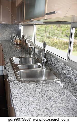 Interiors of a kitchen View Large Photo Image Stock Photo - Interiors of a kitchen. Fotosearch