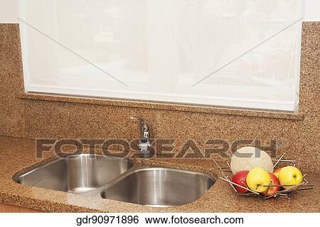 Interiors of a kitchen View Large Photo Image Stock Photograph - Interiors of a kitchen. Fotosearch