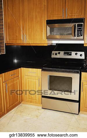Interiors of a kitchen View Large Photo Image Stock Photography - Interiors of a kitchen. Fotosearch