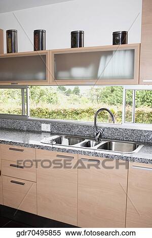 Interiors of a kitchen View Large Photo Image Stock Photography - Interiors of a kitchen. Fotosearch