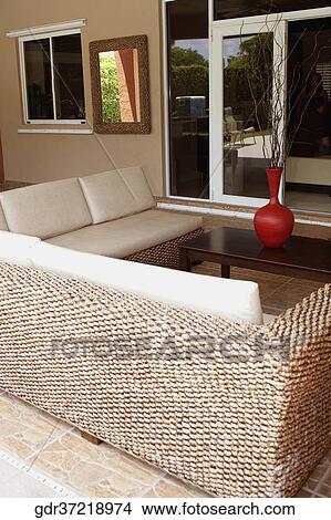 Interiors of a living room View Large Photo Image Picture - Interiors of a living room. Fotosearch