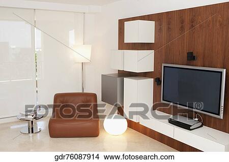Interiors of a living room View Large Photo Image Picture - Interiors of a living room. Fotosearch