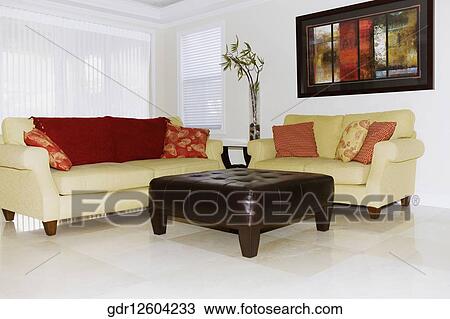 Interiors of a living room View Large Photo Image Stock Image - Interiors of a living room. Fotosearch