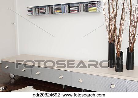 Interiors of a living room View Large Photo Image Stock Image - Interiors of a living room. Fotosearch