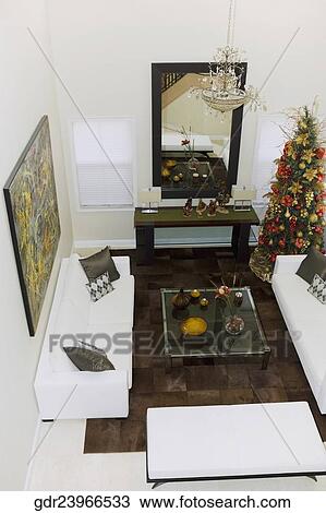 Interiors of a living room View Large Photo Image Stock Image - Interiors of a living room. Fotosearch