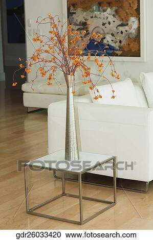 Stock Image - Interiors of a living room. Fotosearch