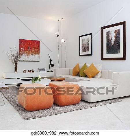 Interiors of a living room View Large Photo Image Stock Image - Interiors of a living room. Fotosearch