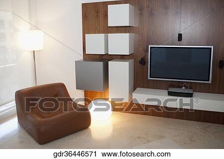 Interiors of a living room View Large Photo Image Stock Image - Interiors of a living room. Fotosearch